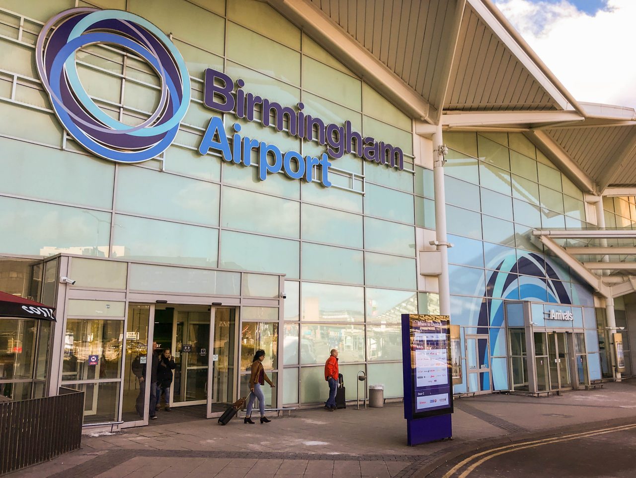 This image shows Birmingham airport.