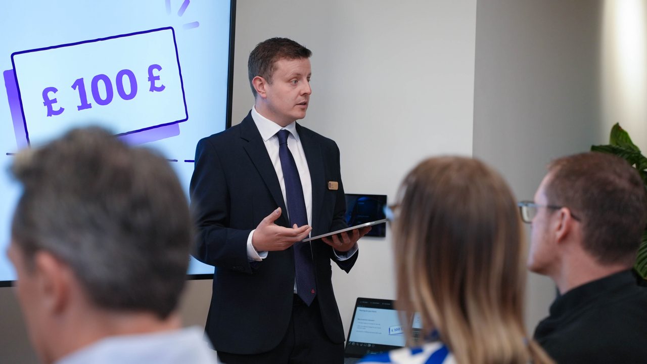 NatWest colleague delivering the new investment-focused Financial Foundations workshop