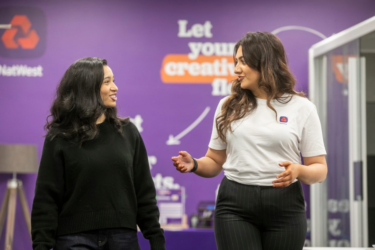 this image shows a NW Accelerator manager with a entrepreneur 