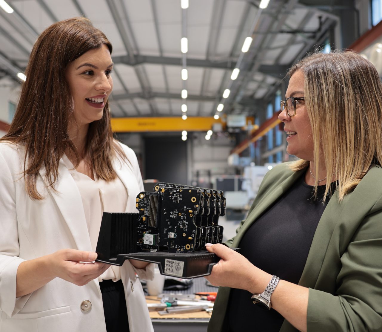 Image of two women in conversation