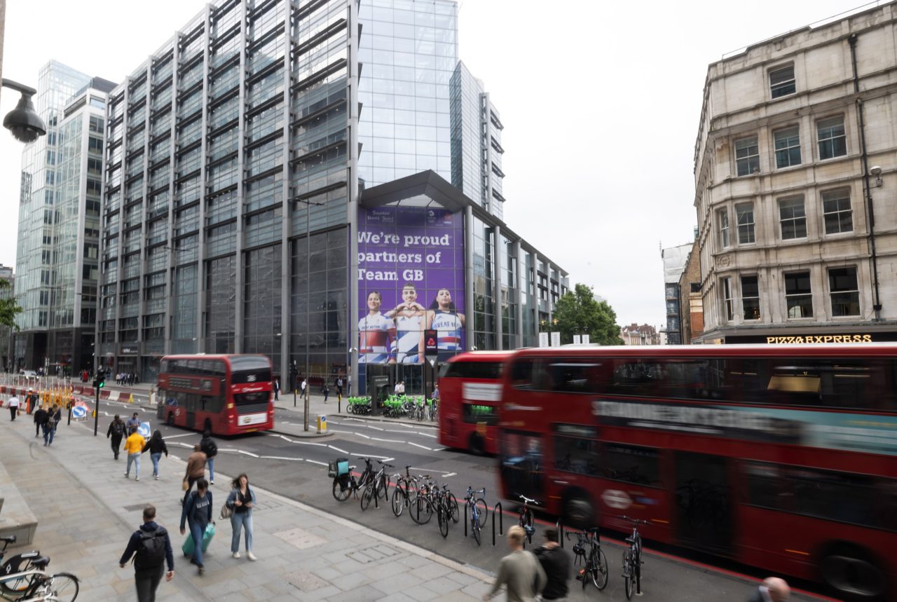 Outside view of London offices